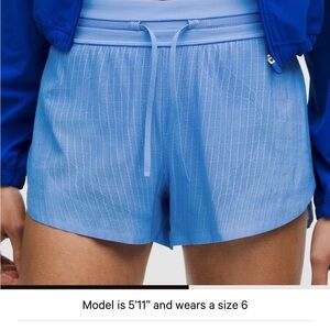 lululemon athletica Light Blue Athletic Shorts